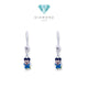 Mickey Earrings 18K / Anting Mickey 18K / Diamond Jewelry / 338AMSLS1