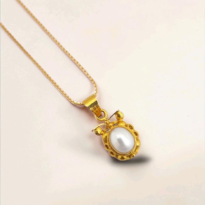 Naturan Pearl Pendants 23K / Liontin Mutiara Natural 23K / Diamond Jewelry / 213LMSWP3