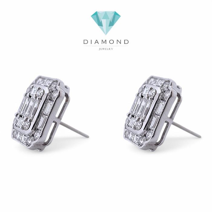 Magic Baguette Earrings 18K / Diamond Jewelry