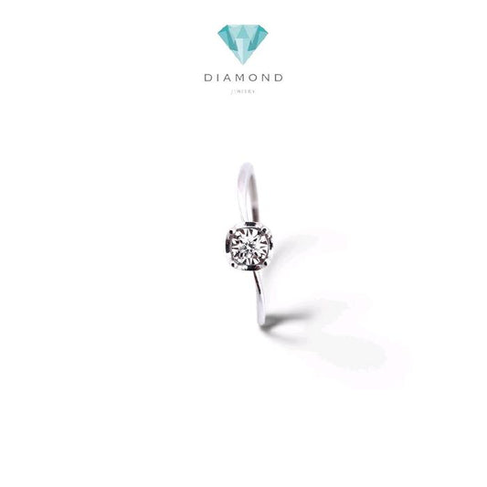 Solitaire Diamong Ring 18K / Cincin Berlian Solitaire 18K / 383CB24OLS