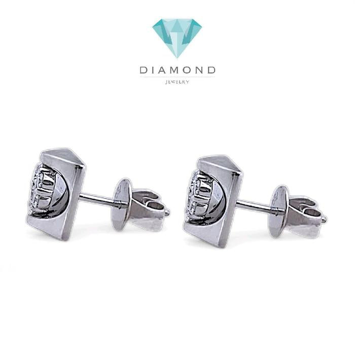 Flower Diamond Earring 18K / Diamond Jewelry