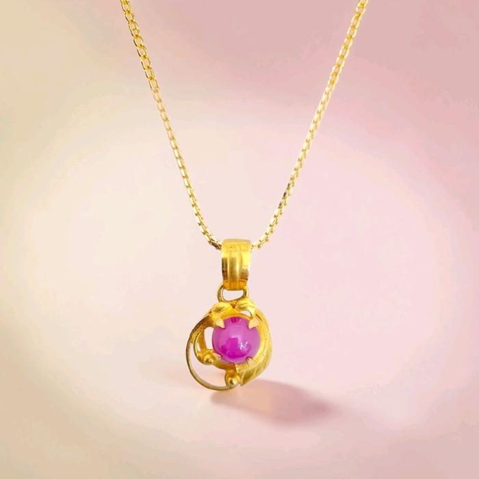Gurhan Gold Pendants 23K / Liontin Emas Gurhan 23K / Diamond Jewelry / 219LMSWP2