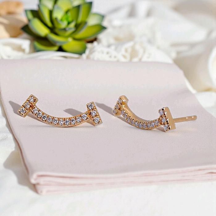 Smile Diamond Earring 18K / Anting Berlian Smile 18K / Diamond Jewelry 400ABDAB25300LS-HT