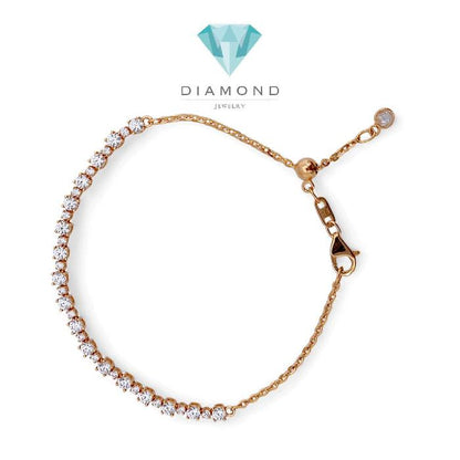 Drawstring Gold Bracelet 700K / Gelang Emas Serut 700K / Diamond Jewelry 445GMS348LS-HT