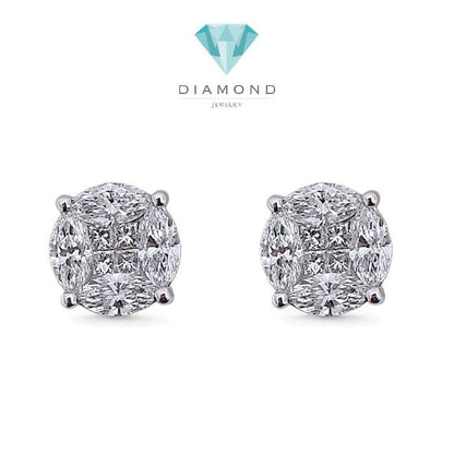 Esperansa Diamond Earring 18K / Anting Berlian Esperansa 18K / Diamond Jewelry 1AB4300PGK-HT