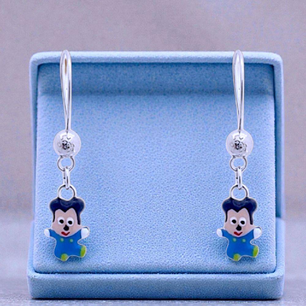 Mickey Earrings 18K / Anting Mickey 18K / Diamond Jewelry / 338AMSLS1