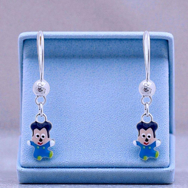 Mickey Earrings 18K / Anting Mickey 18K / Diamond Jewelry / 338AMSLS1