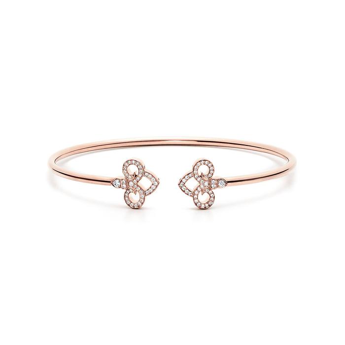 Tif Fleur bangle 18K Gold Diamond Diamond Jewelry