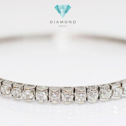 Diamond Bangle - Gelang Berlian - Diamond Jewelry - White 03030413