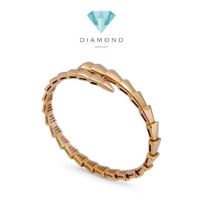 Ulo Serpenti Bracelet 18K / Gelang Ulo Serpenti 18K / Diamond Jewelry 405GBD2077RY-HT