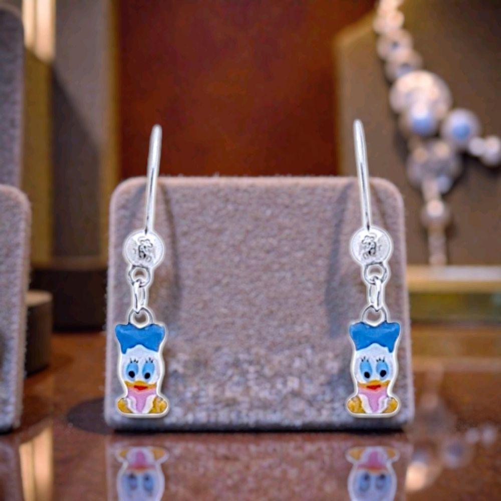 Hoop Daisy Duck Earrings 18K / Anting Daisy Duck 18K / 336AMSLS1