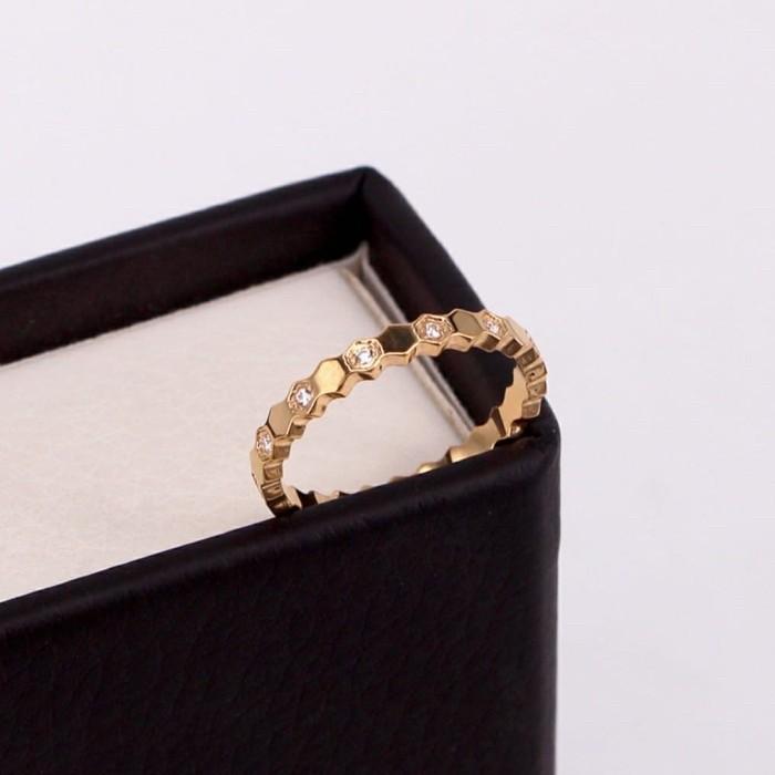 Bee Love Diamond Ring 18 -Diamond Jewelry-130CBSM1670RY/SM8000-HT