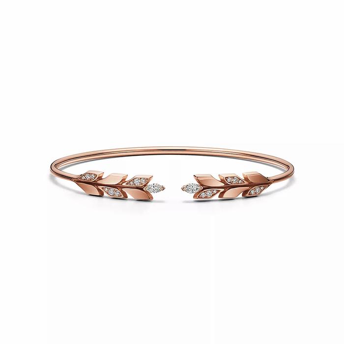 Tif Victoria Diamond Bangle 18 K Gold Diamond Jewelry