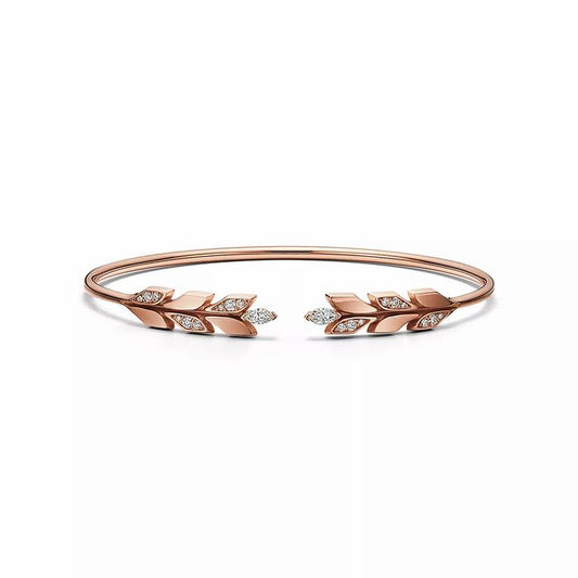 Tif Victoria Diamond Bangle 18 K Gold Diamond Jewelry