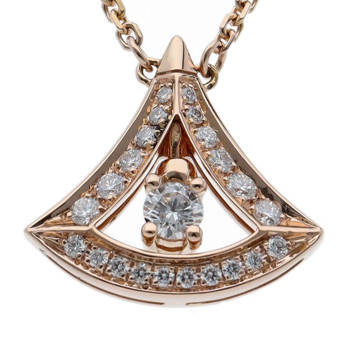 Diva's Dream Pave Necklace / Diamond Jewelry-4KBD3357DM