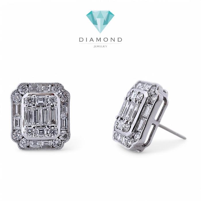 Magic Baguette Earrings 18K / Diamond Jewelry