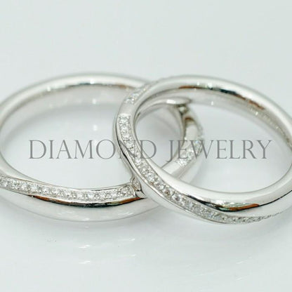 Cincin Kawin/Wedding Ring - Diamond Jewelry Two Tone 01020826/01020827
