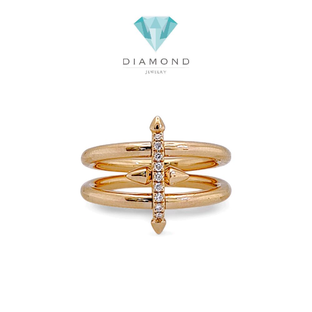 Titan Diamond Ring 18K / Cincin Berlian Titan 18K / Diamond Jewelry 405CBD12000RY - HT