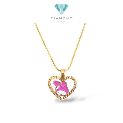 Melody Gold Pendant 18K / Liontin Emas Melody 18K / Diamond Jewelry / 272LMSWP1