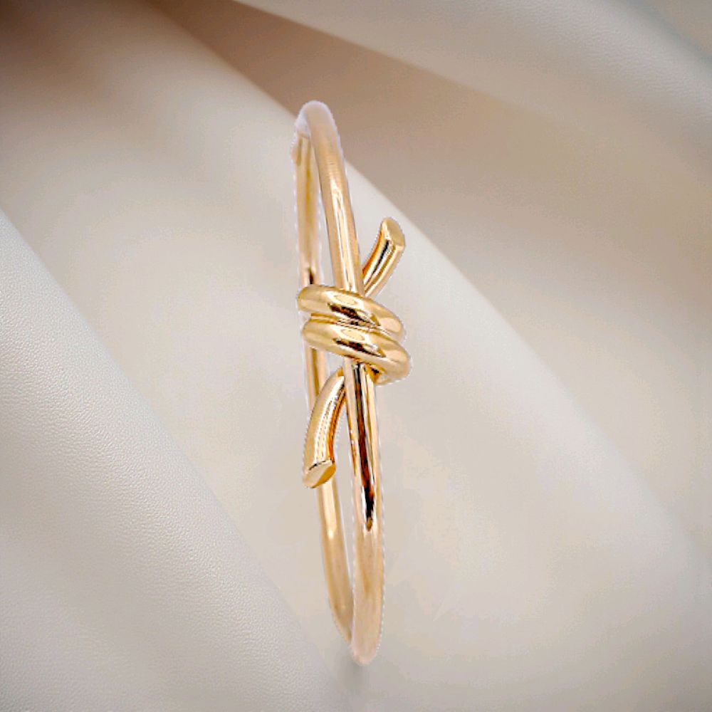 Knot Bracelet 18K / Gelang Knot 18K / Diamond Jewelry 421GBD1467RY-HT