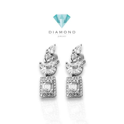 Anting berlian 18K Diamond Jewelry