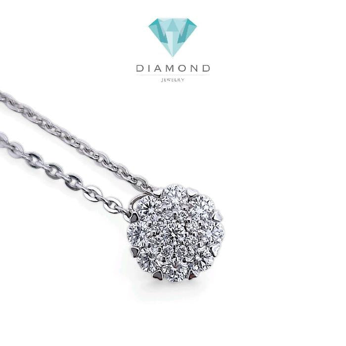 Liontin Round Diamond 18K / Diamond Jewelry