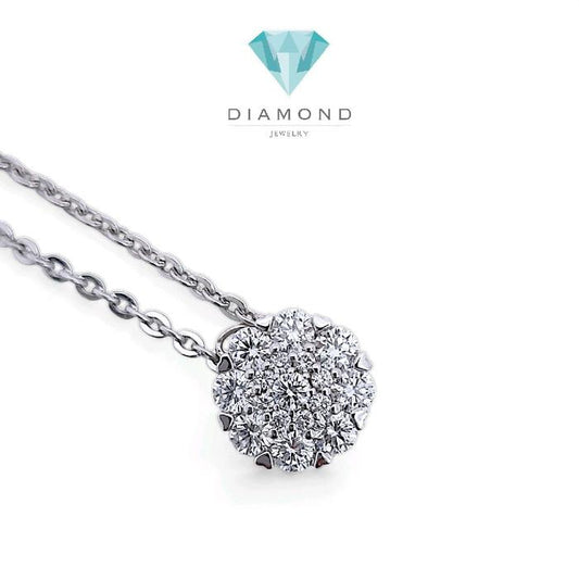 Liontin Round Diamond 18K / Diamond Jewelry