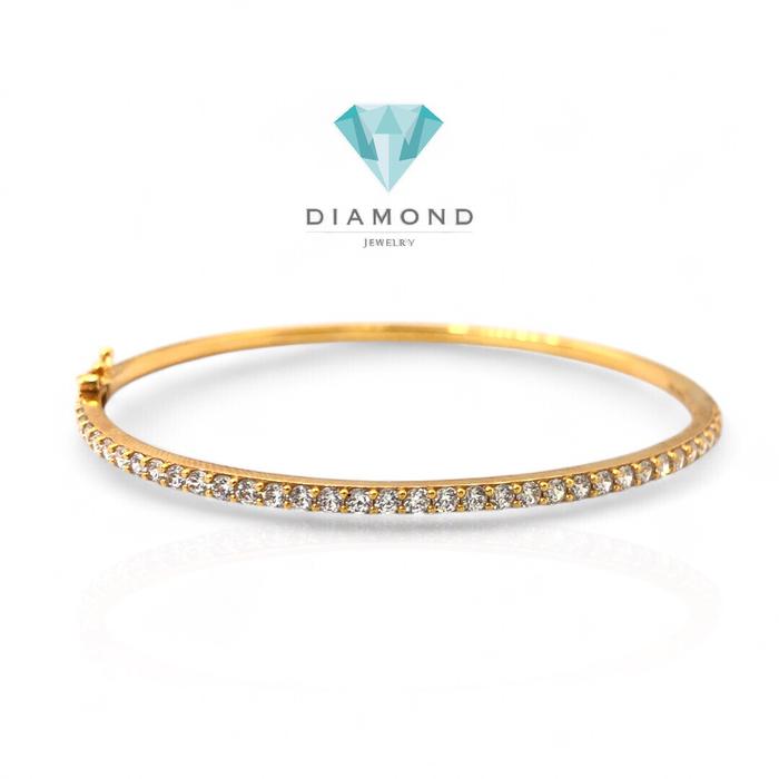 Gelang Emas Bangle Listring Tennis 700K Diamond Jewelry-178GMSLS-HT