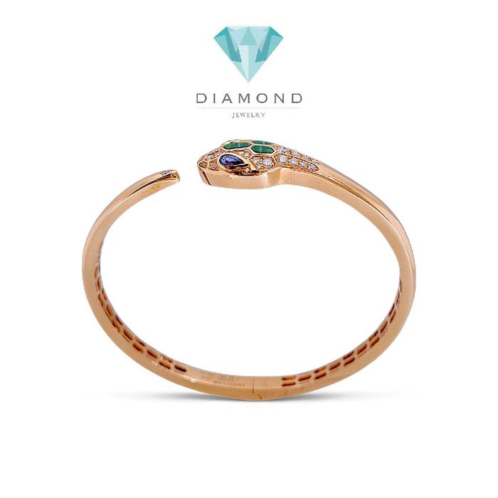 Ulo Serpenti Seduttori Bracelet 18K /Gelang Ulo Serpenti Seduttori 18K / Diamond Jewelry 24GBD35950RB-HT