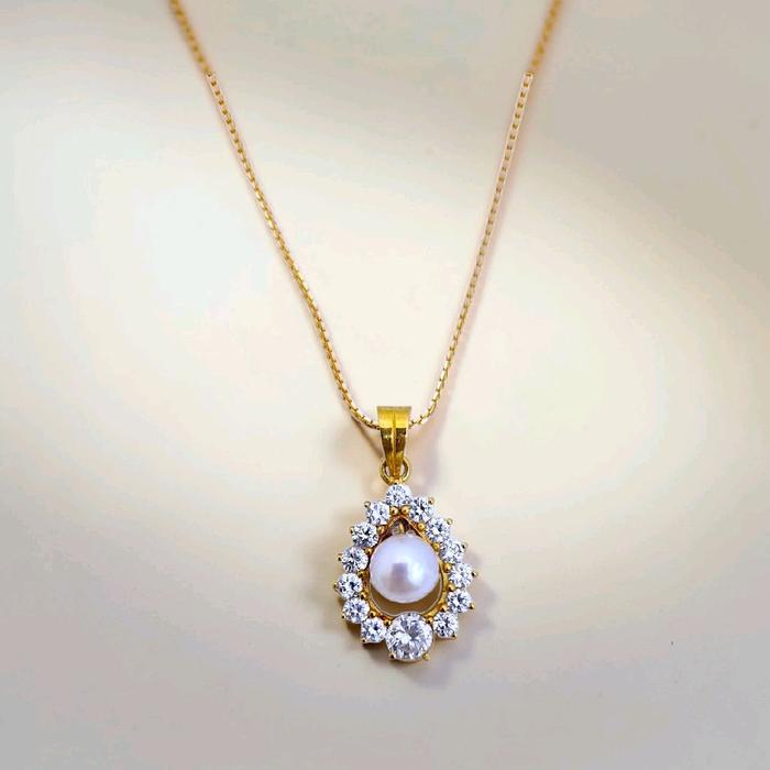 Vintage Pearl Pendants 23K / Liontin Mutiara Vintage 23K / Diamond Jewelry / 197LMSWP5