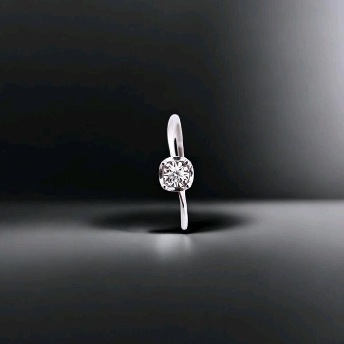 Solitaire Diamong Ring 18K / Cincin Berlian Solitaire 18K / 383CB24OLS