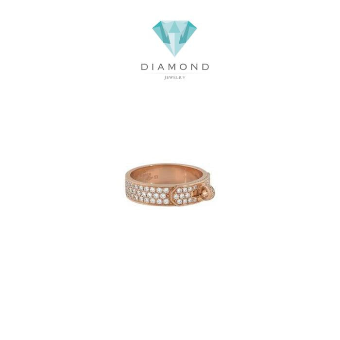 kelly pave diamond ring 18K Rose GoldDiamond Jewelry