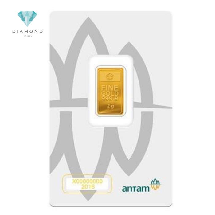 LOGAM MULIA ANTAM 2 GRAM KEMASAN PRESS TERBARU BERSETIFIKAT