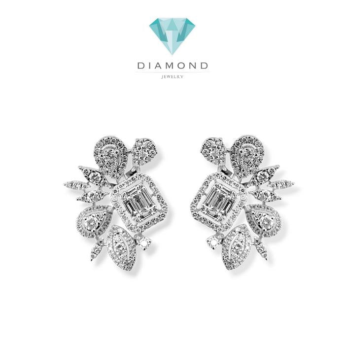 Diamond Earrings Multishape / Anting Berlian / Diamond Jewelry-25AB8565SD-HT