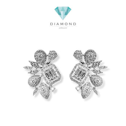 Diamond Earrings Multishape / Anting Berlian / Diamond Jewelry-25AB8565SD-HT