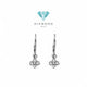 Anting Clover Gantung 750K Diamond Jewelry 362AMS2LS HT