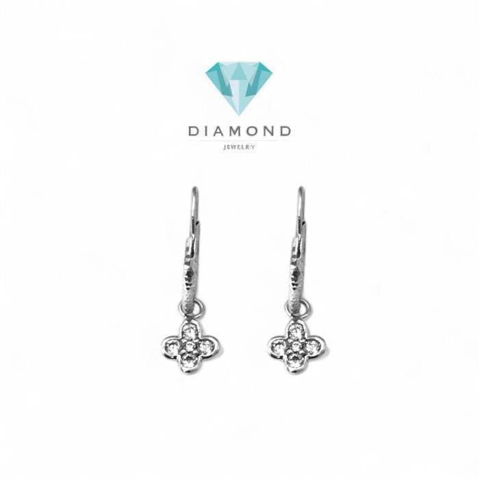 Anting Clover Gantung 750K Diamond Jewelry 362AMS2LS HT