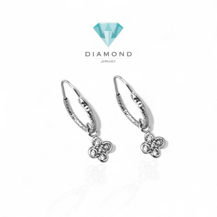 Anting Clover Gantung 750K Diamond Jewelry 362AMS2LS HT