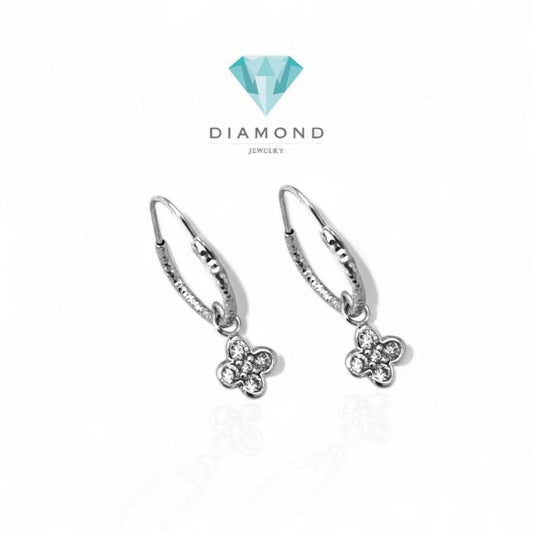 Anting Clover Gantung 750K Diamond Jewelry 362AMS2LS HT