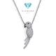 Bird Fauna Diamond Necklace White Gold 18K Diamond Jewelry-89LBM1395WPLS-HT