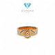 18 k rose gold ring kelly Collier De Chein Ring 18K / Diamond Jewelry