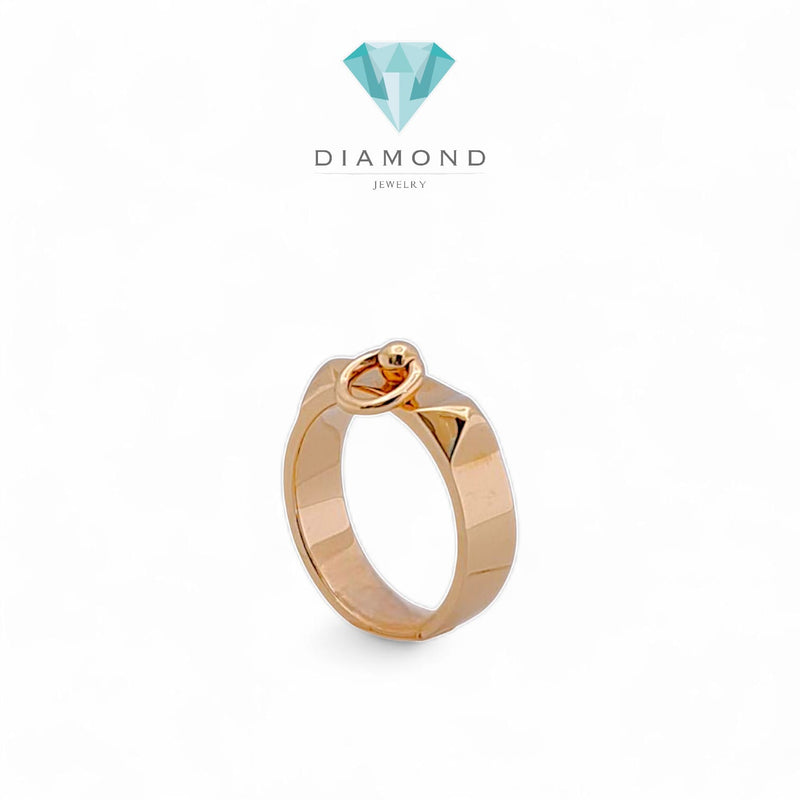 18 k rose gold ring kelly Collier De Chein Ring 18K / Diamond Jewelry