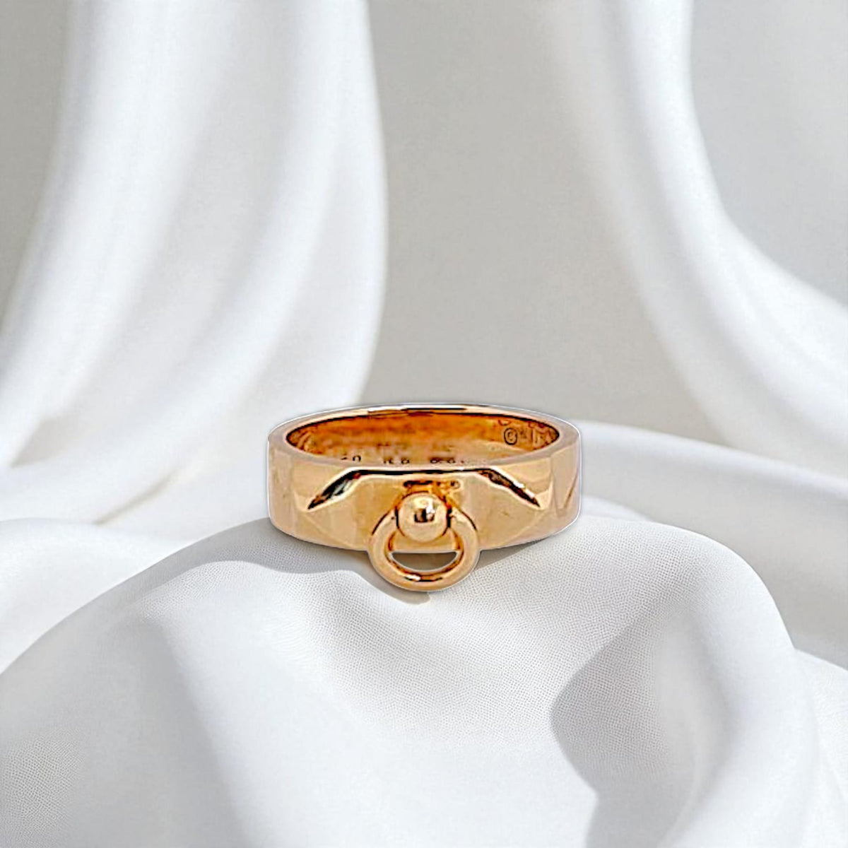 18 k rose gold ring kelly Collier De Chein Ring 18K / Diamond Jewelry