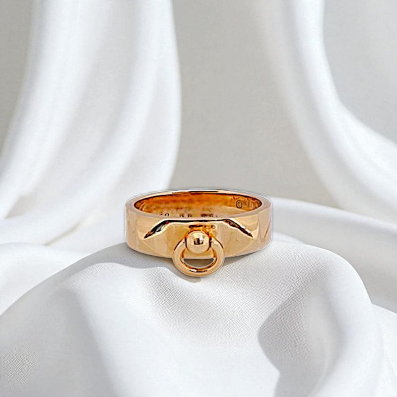 18 k rose gold ring kelly Collier De Chein Ring 18K / Diamond Jewelry