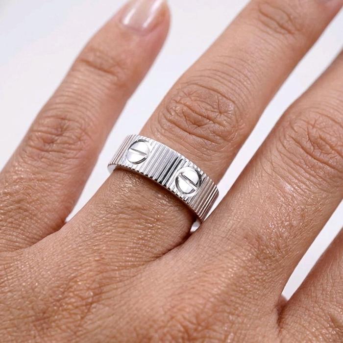 Unlimited Love White Gold Rings 18K / Diamond Jewelry / 122CBD128000AB