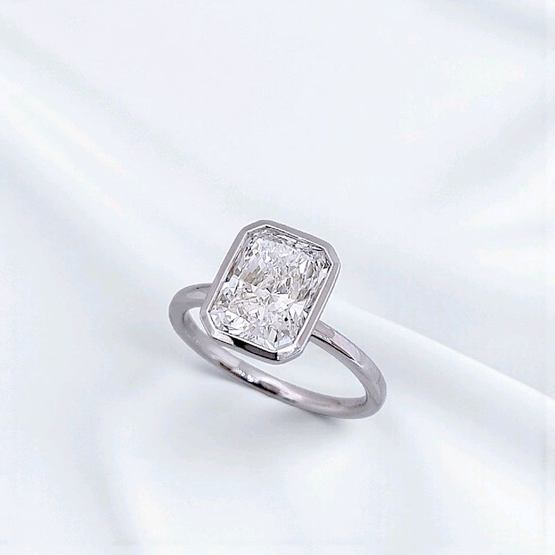 Diamond Lab Grown Cushion Ring 14K / Cincin Berlian Cushion 14K / Diamond Jewelry 355CBLGG1000LS HT