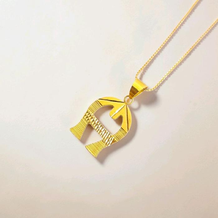 Gold Logo Pendants 23K / Liontin Logo Emas 23K / Diamond Jewelry / 166LMSWP5