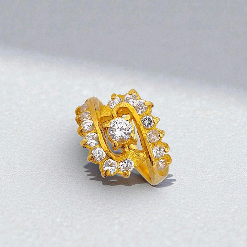 Double Listring Gold Ring 23K / Cincin Emas Double Listring 23K / 105CMSWP6