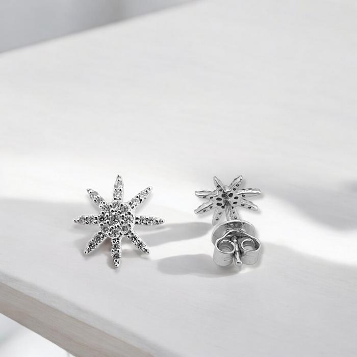 Star Diamond Earrings / Diamond Jewelry