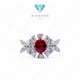 Ruby Diamond Ring / Diamond Jewelry